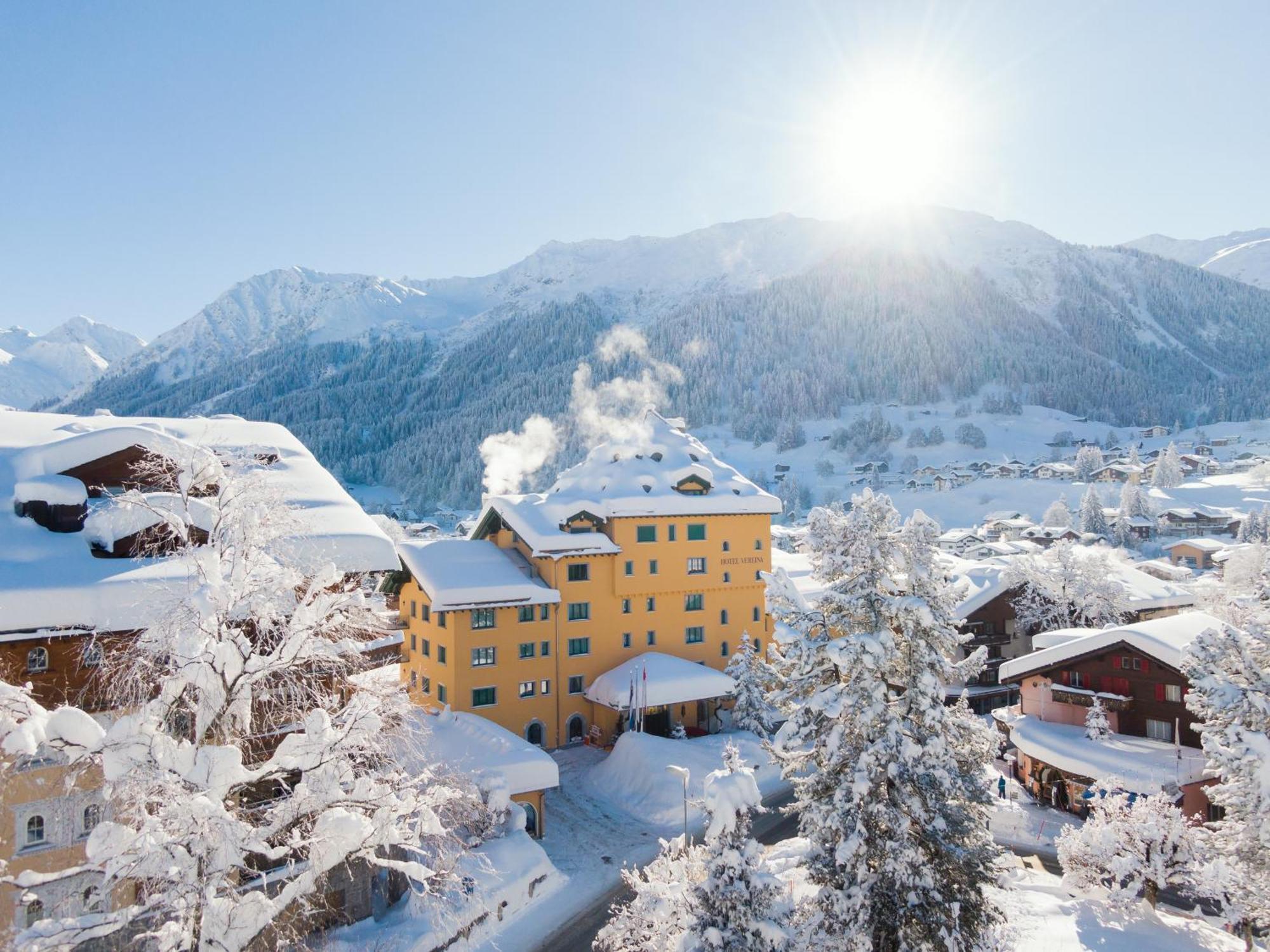 Hotel Vereina Klosters Exterior foto
